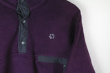 Vintage Jack Wolfskin Fleece Snap Buttons Large
