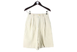 Vintage Jil Sander+ Shorts 36 beige authentic 90s luxury shorts
