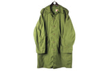 Vintage Denmark Army Military Coat Large Danmark coat 80s 90s parka