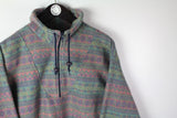 Vintage Fleece Half Zip Large