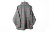 Vintage Fleece Half Zip Large