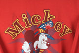 Vintage Mickey Mouse Baseball 1992 Sweatshirt Small
