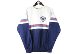 Vintage Lancia Sweatshirt XLarge big logo racing 90s retro rally crewneck auto sport jumper