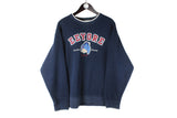 Vintage Eeyore Sweatshirt Large Winnie The Pooh navy blue retro 90s cartoon Disney jumper
