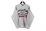 Vintage Levis Blues Jeans Cult 90's gray retro style 501's crewneck sweatshirt