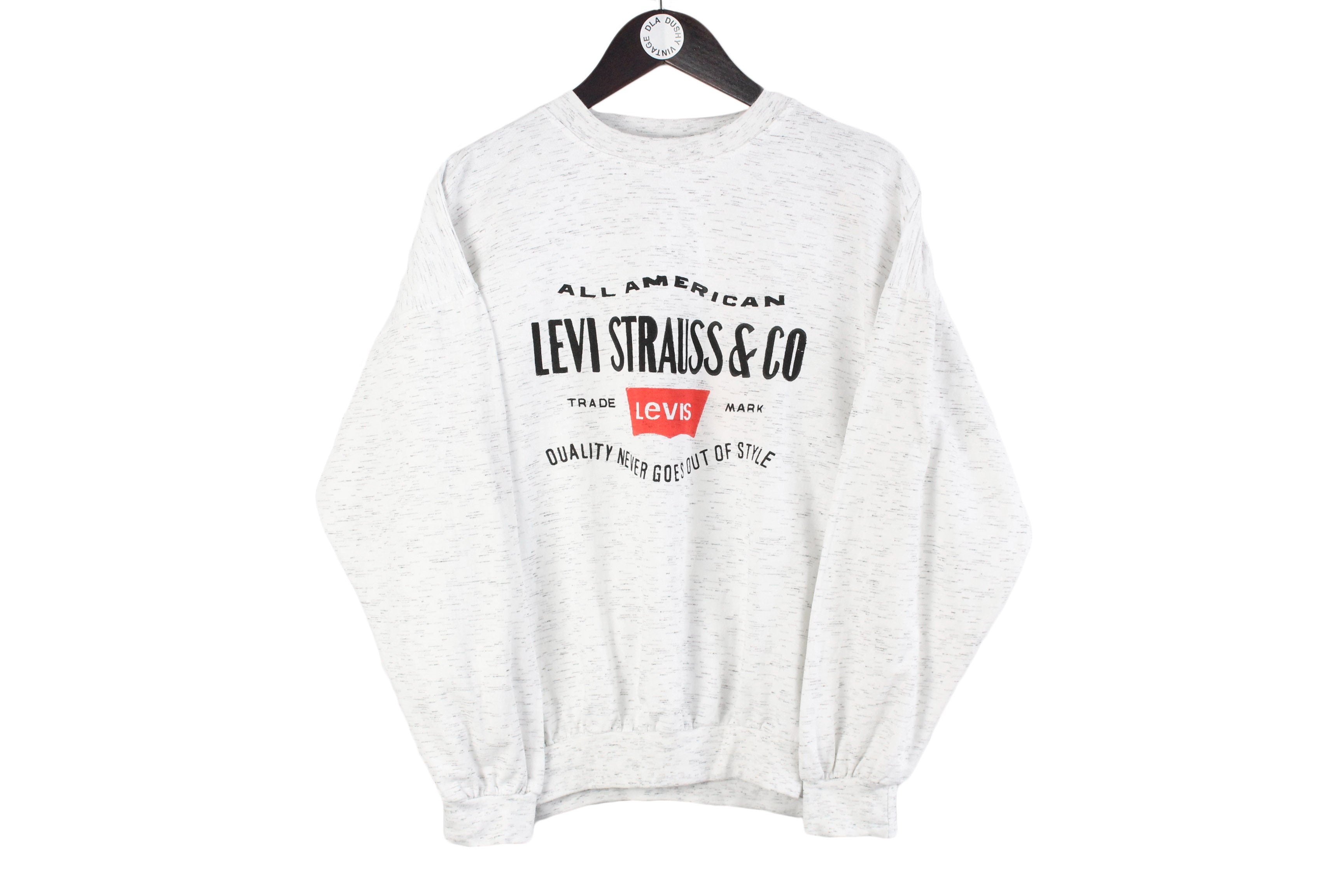 Vintage Levi s Sweatshirt Small dla dushy