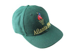 Vintage Atlanta 1996 Olympic Games Cap green big logo 90s USA sport hat