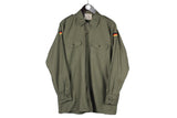 vintage WAHLER Germany Military Army Light Jacket Shirt Dutch olive Parka green Coat khaki clothing combat retro urban wear Style streetwear