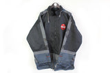 Vintage Coca-Cola Jacket XLarge black 90's style windbreaker retro style
