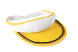 Vintage Kodak Sun Visor Cap white yellow 90s white hat