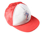 Vintage Los Angeles 1985 Trucker Cap red white 90s retro USA sport hat World Games