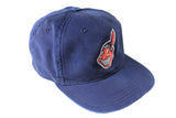 Vintage Indians Guardians Cleveland Cap Kids navy blue big logo retro mlb baseball style 90s USA hat