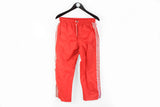 Vintage Adidas Pants Women's Small red 80's made in Belgium sport style
