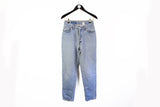 Vintage Levis Jeans 11 S blue 90's heavy retro style denim pants made in USA