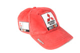 Vintage Mitsubishi Ralliart Cap red racing Rally Art hat 90s retro sport style auto sport
