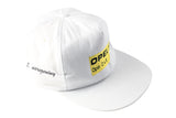Vintage Opel Cap white big logo 90s retro racing sport style hat