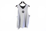 Vintage Nike Basketball Double Sided Tank T-Shirt Large white black big logo 90's sport top sleeveless
