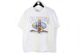Vintage San Francisco 1995 T-Shirt Large white big logo 90's cotton tee