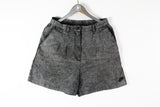 Vintage Nike Challenge Court Shorts Medium gray small logo cotton retro style 90s tennis shorts