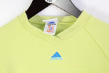 Vintage Adidas Cropped Sweatshirt Women's Medium