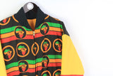 Vintage Rastafari Bob Marley 1990 Jacket Large