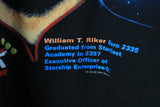 Vintage Riker Star Trek 1995 T-Shirt XLarge
