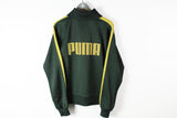 Vintage Puma Sweatshirt Half Zip Large