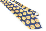 Vintage Tie blue luxury retro classic 90s accessories authentic abstract pattern cartoon bart homer christmas style the Simpsons