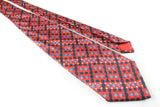 luxury retro classic 90s accessories authentic abstract pattern vintage Yves Saint Laurent red