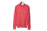 vintage LACOSTE CHEMISE Jumper authentic sweater Size 4 retro men's hipster 90's 80's bright long sleeve sweatshirt cardigan stylish knitted