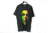 Vintage Bob Marley Redemption Song T-Shirt XLarge 1980s black tee reggae music tee Jamaica