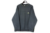 Vintage Adidas Sweatshirt XLarge gray small logo 90s crewneck long sleeve jumper