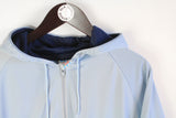 Vintage Adidas Hoodie Half Zip Medium / Large