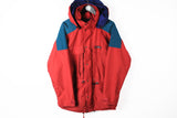 Vintage Berghaus Jacket Medium red Gore-Tex 90s windbreaker hooded