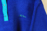 Vintage L.L.Bean Fleece Snap Button Small