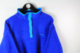 Vintage L.L.Bean Fleece Snap Button Small