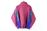 Vintage Fleece Half Zip Large