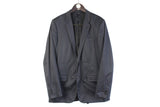 Helmut Lang Blazer Large blue two buttons jacket classic sartorial streetwear classic jacket