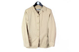 Vintage Jil Sander Blazer Women's 38 button beige 90's light wear