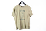 Vintage Teenage Mutant Ninja Turtles 2003 T-Shirt Medium vintage 00s beige cartoon big logo