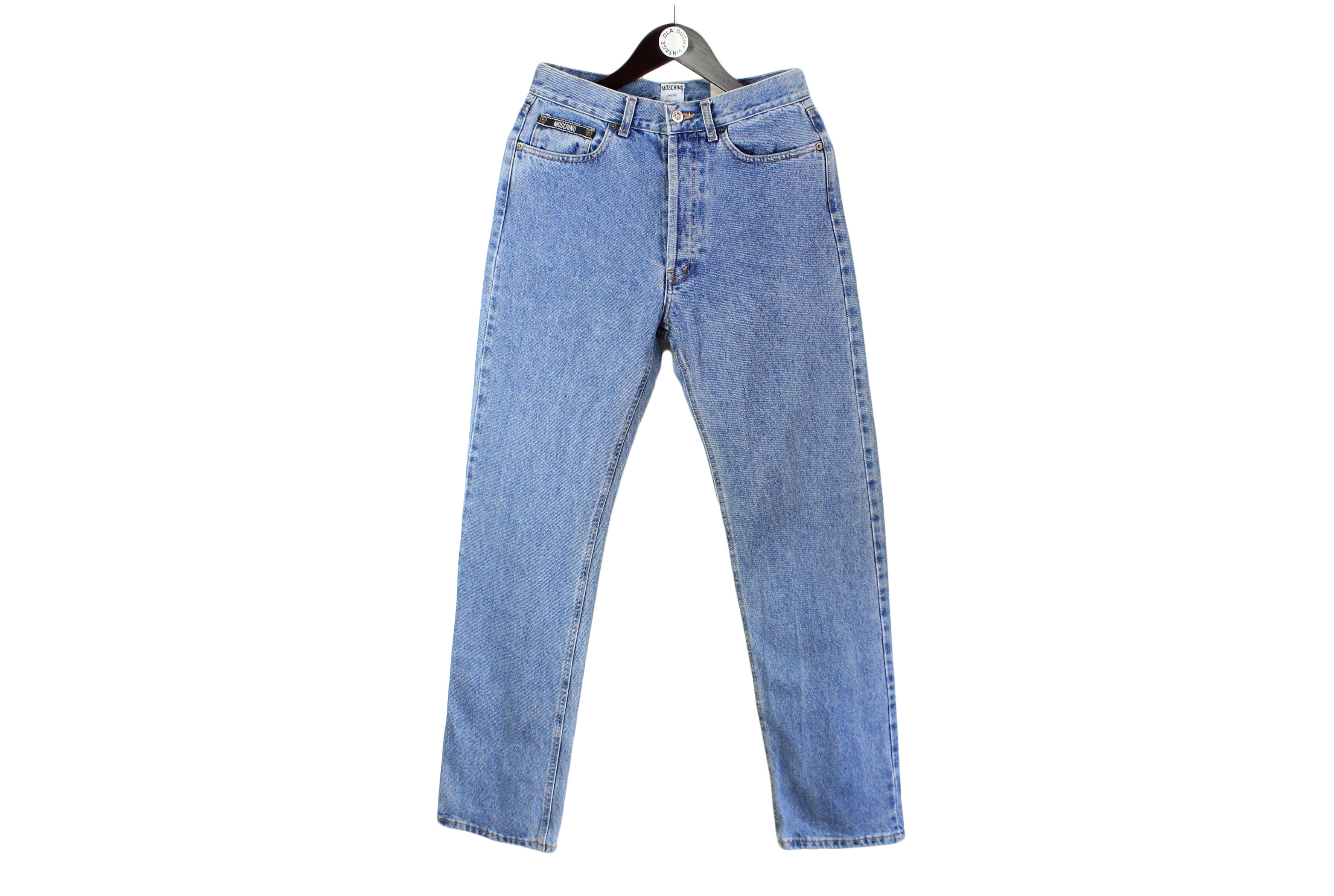 MOSCHINO JEANS 90's 総柄テーパードパンツ size30