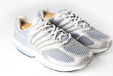 Vintage Nike Sneakers Women's US 7 gray blue running rave hype streetwear sport shoes swoosh big logo classic 90s running trainers