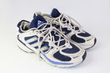 Vintage Adidas Ozweego Sneakers white blue 90's sport style running shoes retro trainers