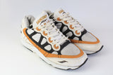 Vintage Saucony Grid Sneakers white orange 90's running retro sport style shoes
