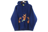 Vintage Scooby-Doo Fleece Hoodie Small / Medium jumper 90s retro authentic cartoon Hanna Barbera