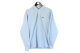 Vintage Lacoste Rugby Shirt Large casual long sleeve polo shirt 90s made in France