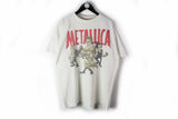 Tultex Chavez Vintage Metallica 1996 Chavez T-Shirt XLarge big logo white cotton 90s retro style tee