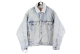 Vintage Levi's Sherpa Denim Jacket Medium / Large blue 80s retro made in USA San Francisco jean coat