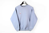Vintage Audi Sweatshirt Small blue small logo crewneck 90's oversize F1 fan