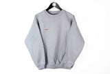Vintage Audi Sweatshirt Small gray 90's style crewneck jumper